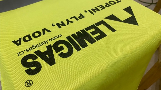 Potisk reflexních vest