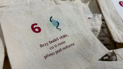 Potisk bavlněných sáčků